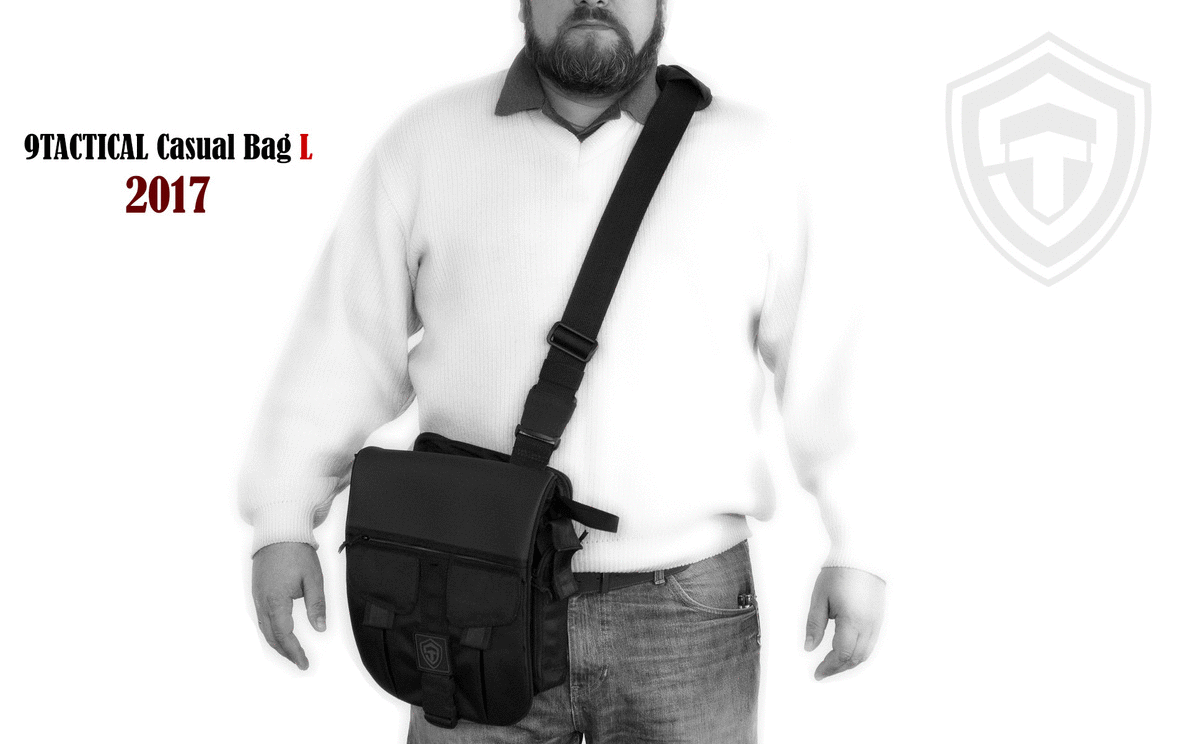 Как работает оружейная, пистолетная сумка 9TACTICAL Casual Bag L 2017