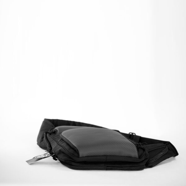 Профессиональная сумка кобура, аптечка. 9Tactical Sling LQB CARBONE Black. Чёрная.
