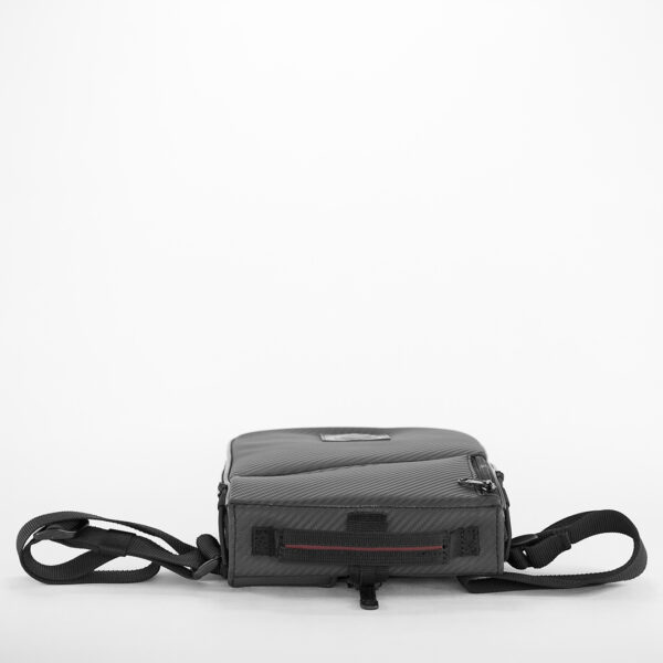 Casual Bag Deluxe S Black Carbone. Стильная мужская сумка через плечо.