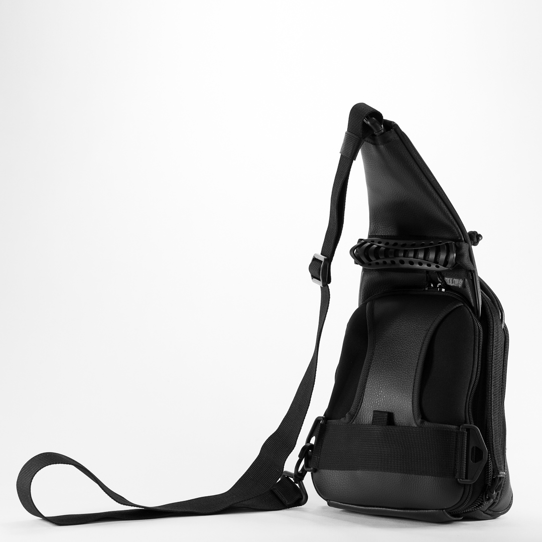 Купить сумку для пистолета 9TACTICAL Piligrim S ECO Leather Black. Для скрытого ношения в городе.