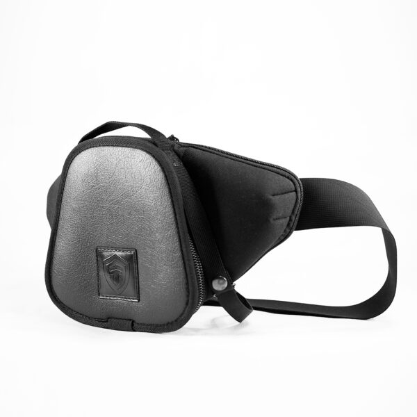Поясная сумка для пистолета Casual Bag S MINI ECO Leather. Чёрная.