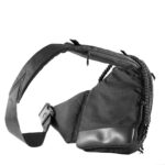 Пистолетная сумка для скрытого ношения оружия 9Tactical Sling SQB (Small Quick Box) ECO Leather Black Stripes Octagon.