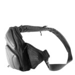 Пистолетная сумка для скрытого ношения оружия 9Tactical Sling SQB (Small Quick Box) ECO Leather Black Stripes Octagon.