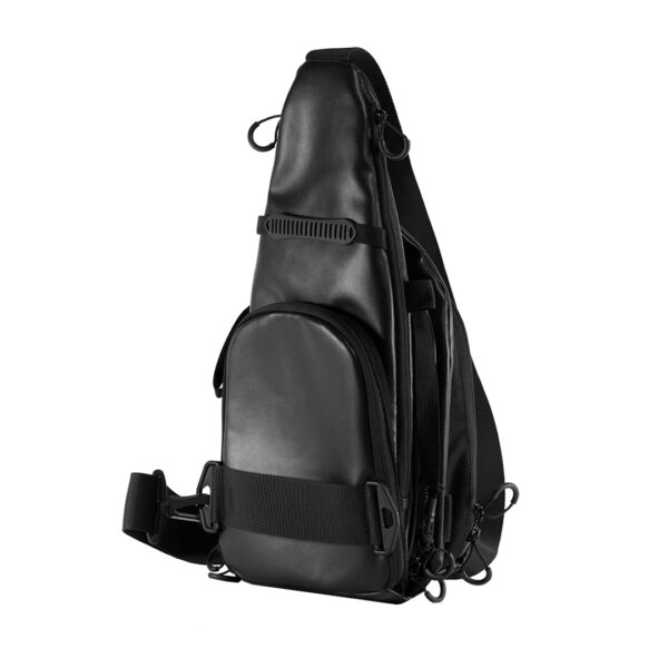 Тактическая слинг сумка для города 9TACTICAL Piligrim S 2018 EL Black. Чёрная.