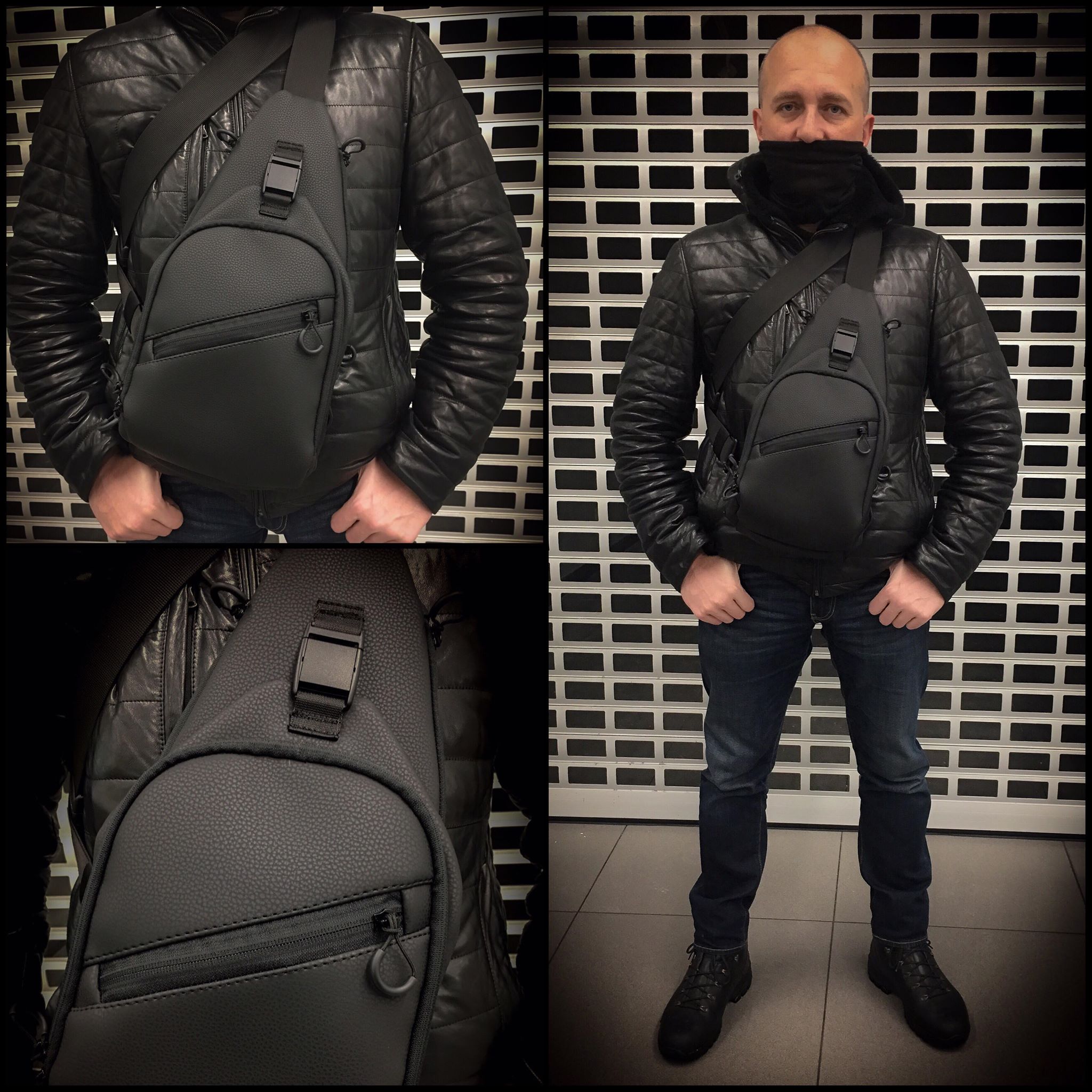Купить тактическую сумку для скрытого ношения 9TACTICAL Piligrim S 2018 Piligrim S 2018. Мужская слинг сумка для города.