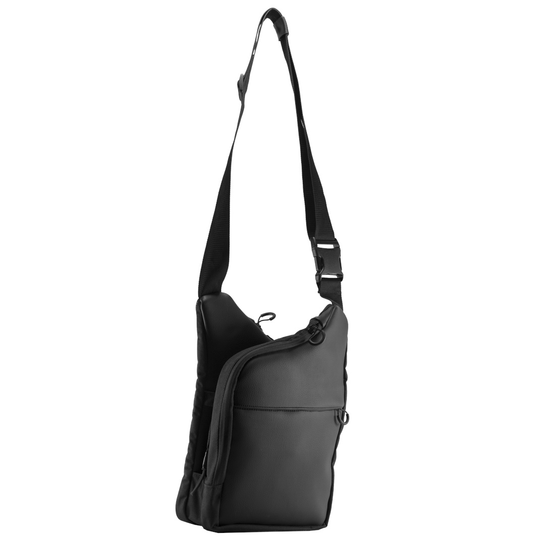 9Tactical City Bag M. Чёрная мужская сумка для пистолета и EDC.