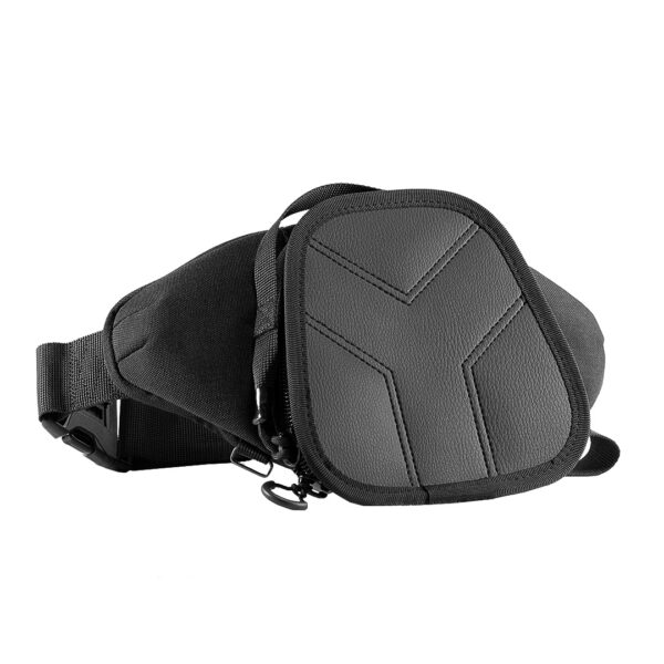 Casual Bag S MINI Y. Чорна сумка на пасок для зброї.