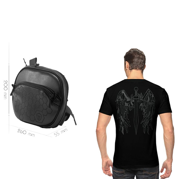 Комплект сумка S Combo + футболка 9Tactical